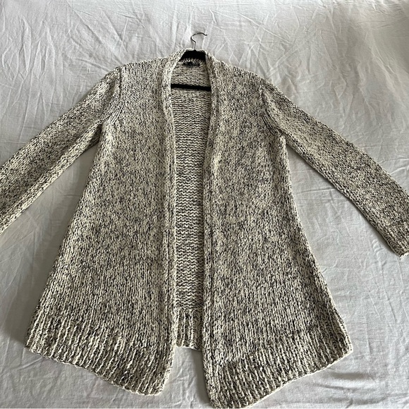 Eileen Fisher Peruvian Organic Cotton Alpaca Open Front Kimono Cardigan Sm EUC - Picture 10 of 16